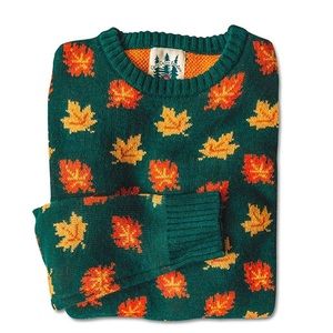 Kiel James Patrick Big Cozy Fall Leaf Sweater